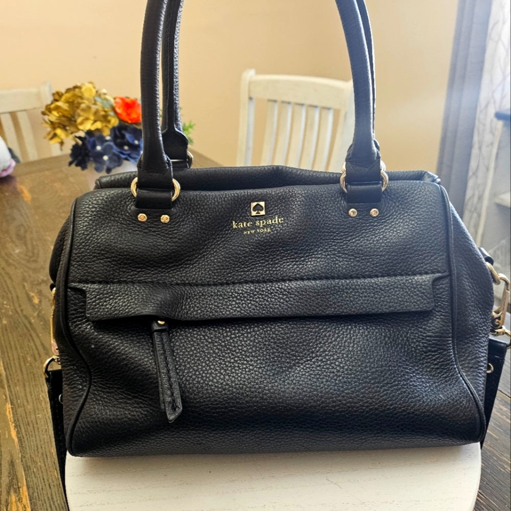 Kate Spade New York Grant Park Shelby Black Handbag Purse